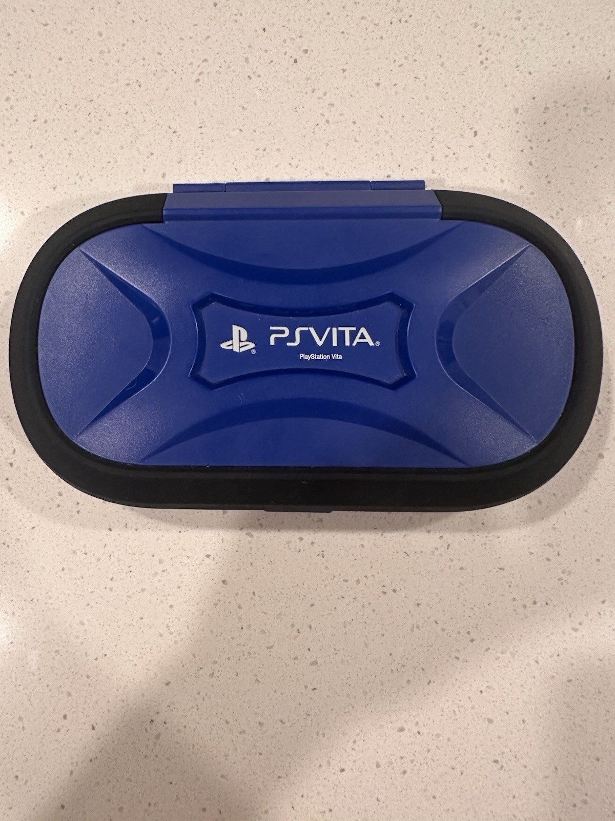 Sony PlayStation Vita Vault Case Blue Heavy Duty Carrying Case Insignia