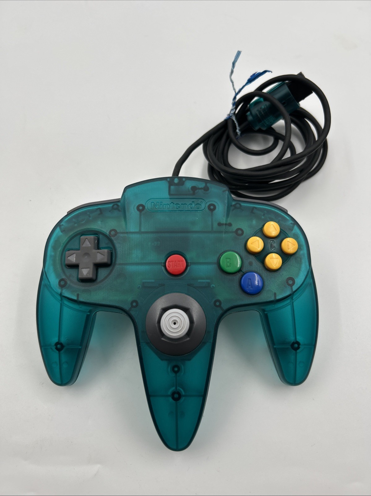 Funtastic Ice Blue Nintendo 64 Controller OEM Authentic – Tested – Good Stick