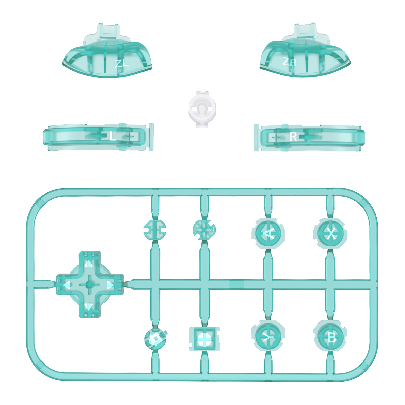 Replacement Full Set Buttons ABXY R L ZR ZL D-pad Kits for Nintendo Switch Lite