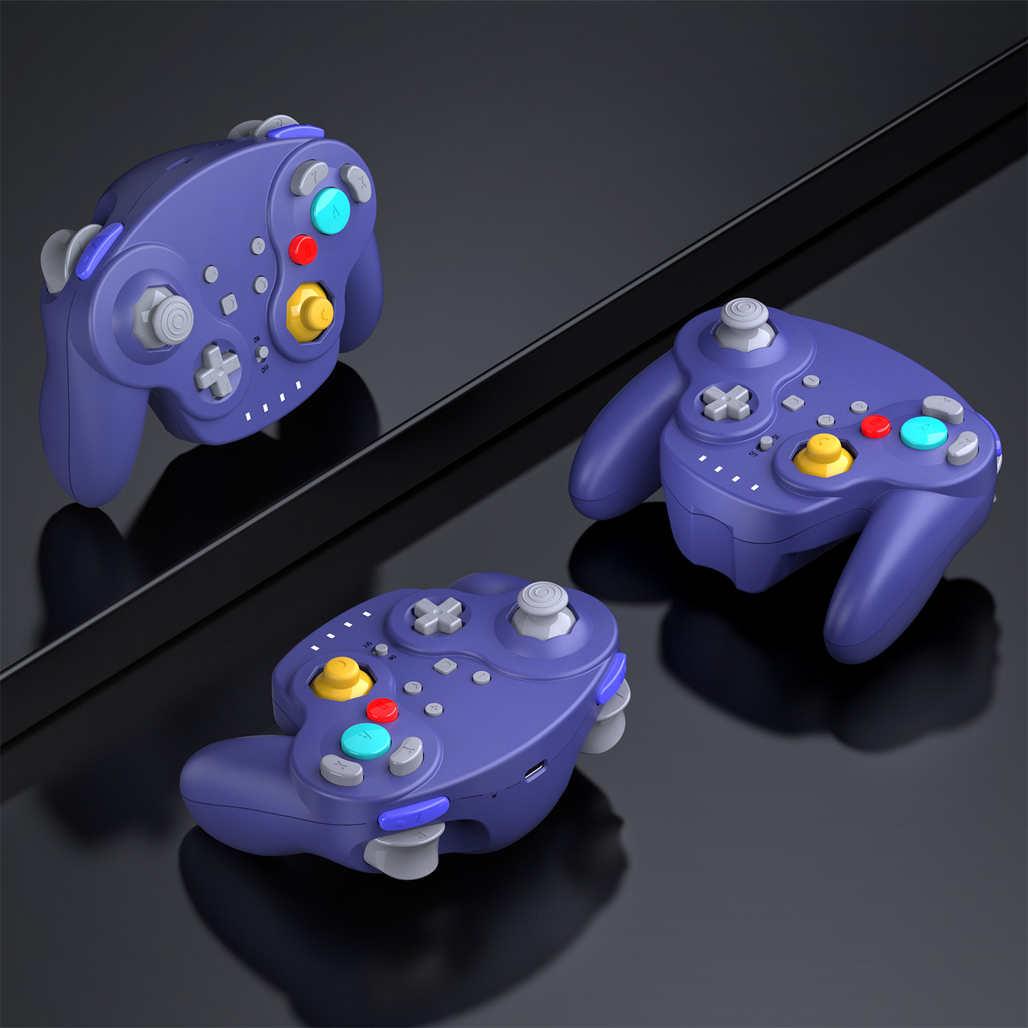 2/1X 2.4G Wireless Controller + Receiver For Nintendo Switch 1 PC Pi 3 4 5 MAC