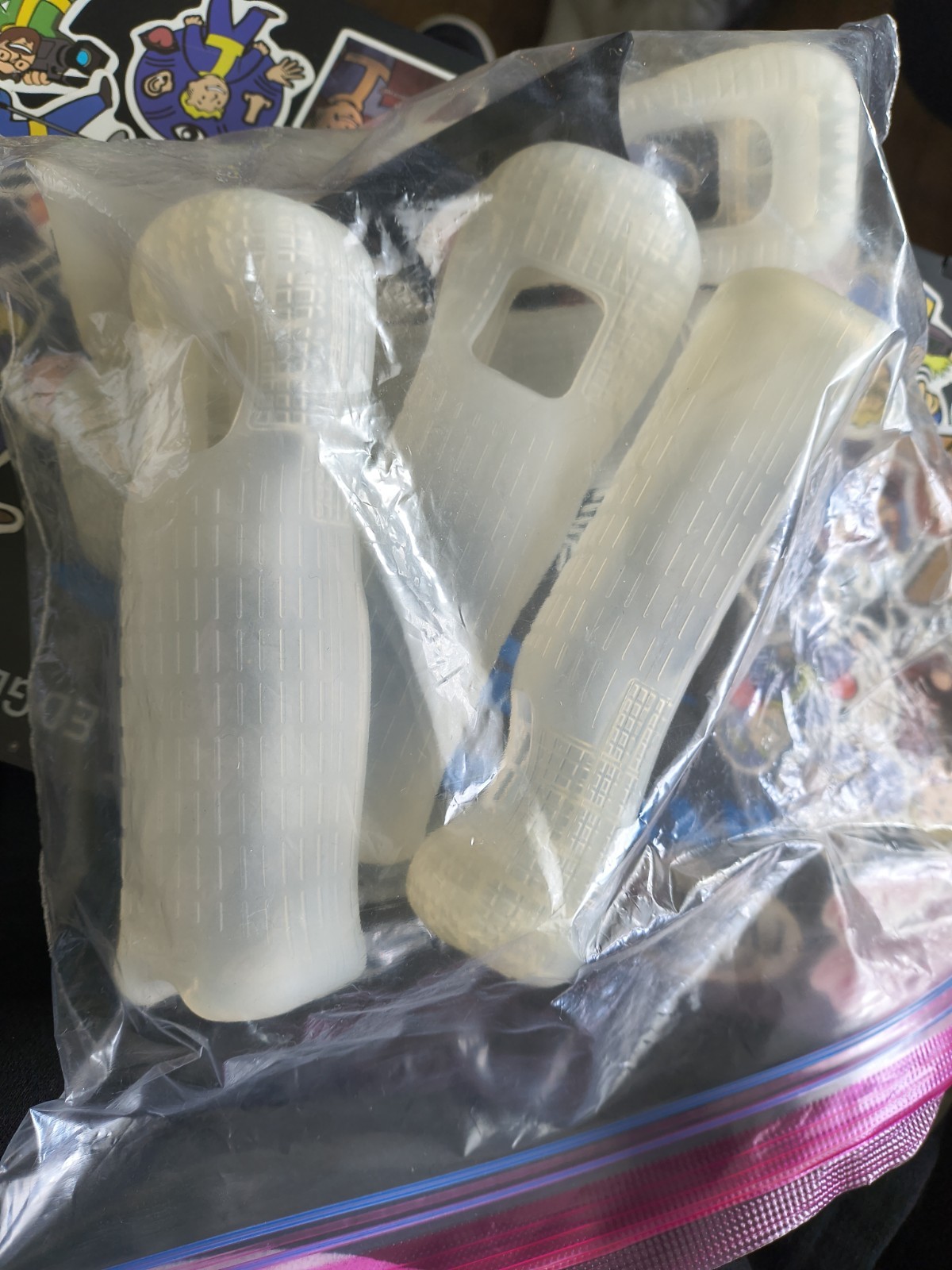 5 Official Nintendo Wii Remote Silicone Rubber Grip Sleeve Motion Plus RVL-027