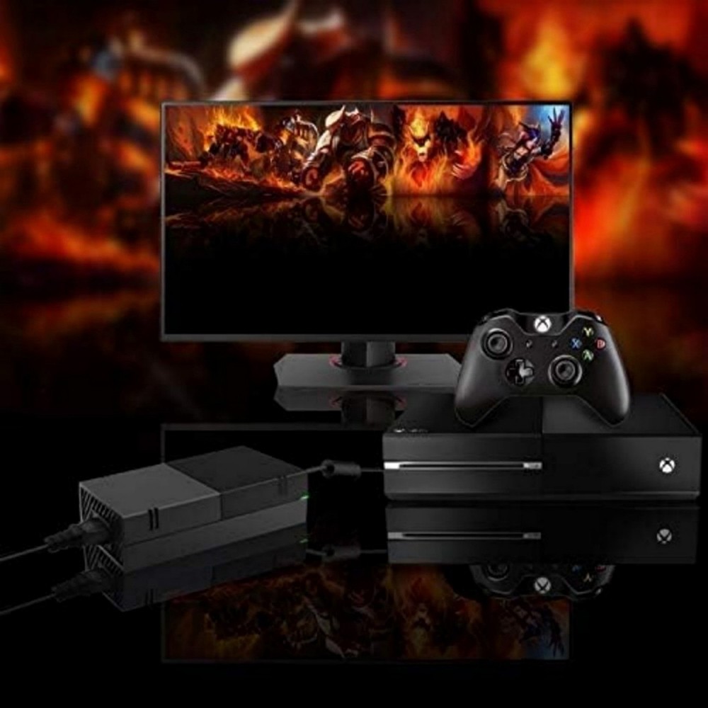 AC Power Adapter Cable Plug with Power Cord for XBOX ONE Gaming Console, New