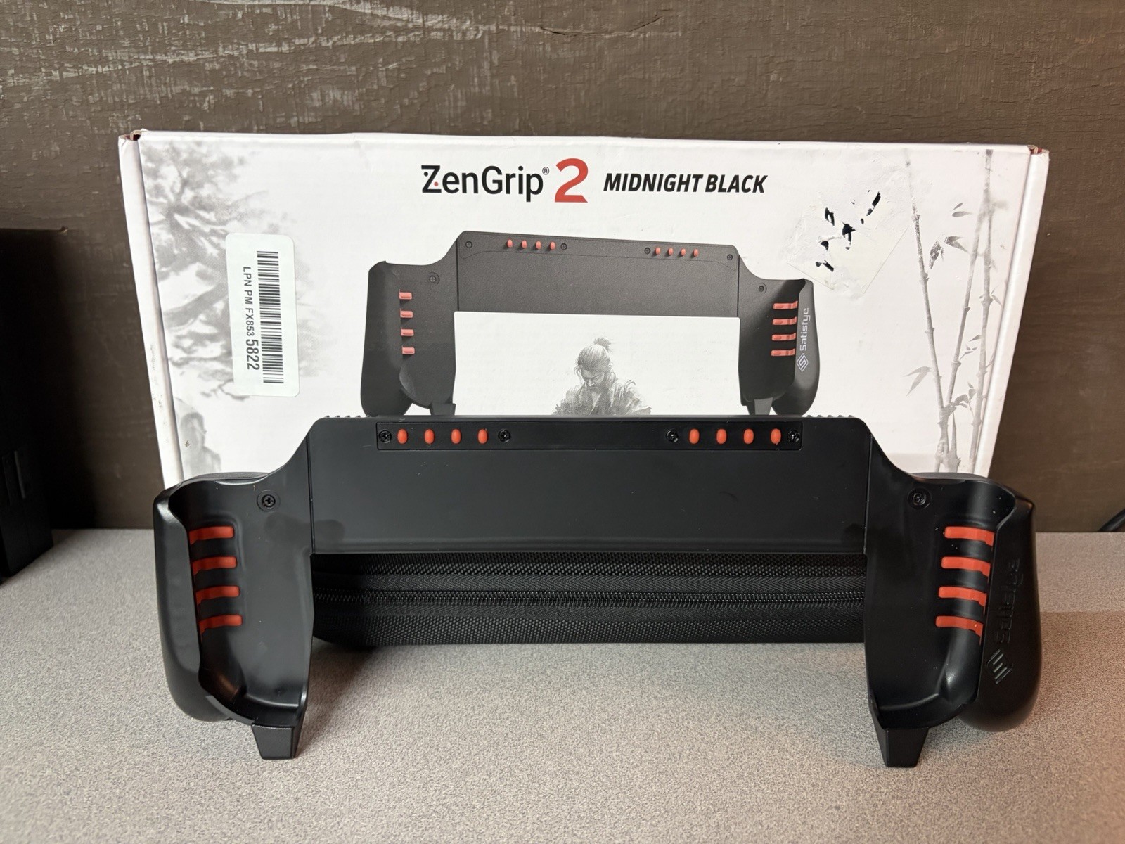 Satisfye ZenGrip 2 Midnight Black Ergonomic Grip for Nintendo Switch