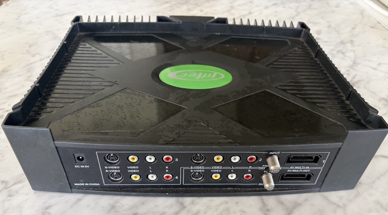 Xbox Intec AV Wireless multi-in multi-out Remote Power Supply Vintage Y2K Game
