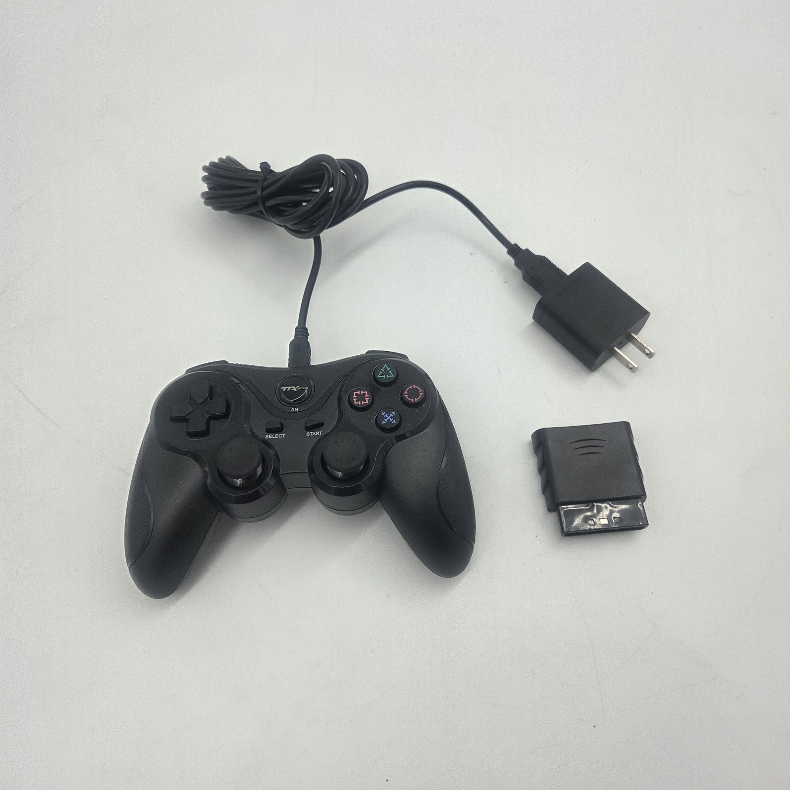 Wireless PS2 PS1 Controller TTX Tech For Sony PlayStation 1/2 Receiver Charger