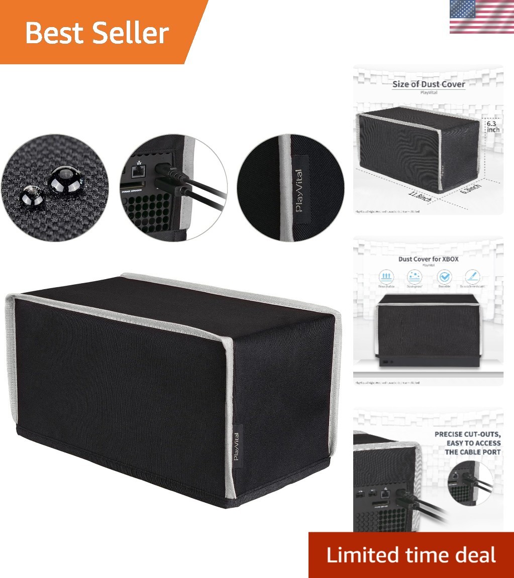 Nylon Horizontal Dust Cover for Xbox Series X Console, Soft Neat Lining Dust …