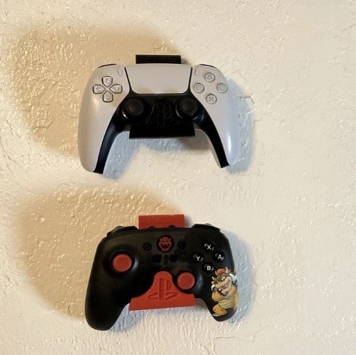 3D Printed PS5 PlayStation 5 Dualsense Controller Wall Mount Pick Your Color