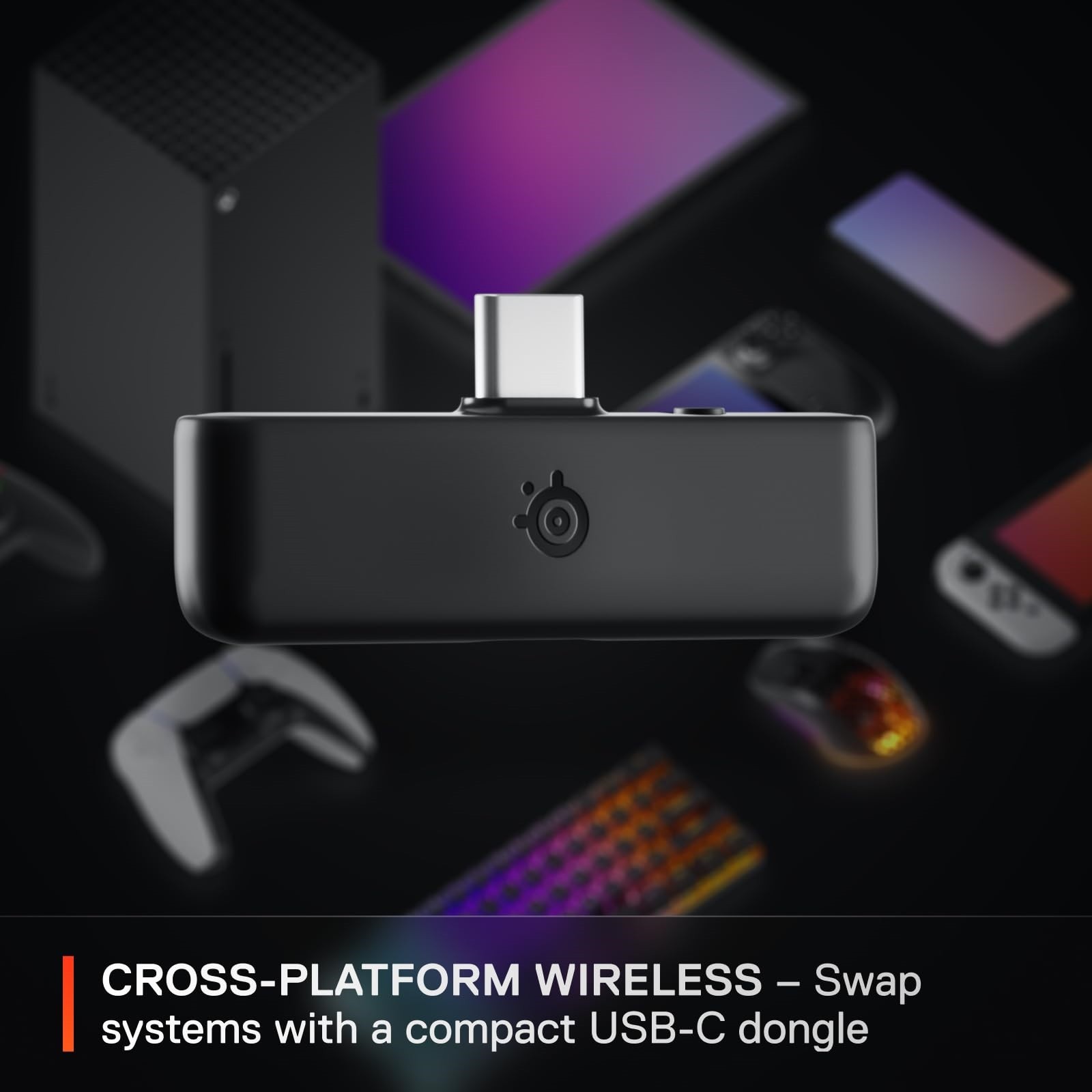 SteelSeries Arctis Nova 5X Wireless Multi-System Gaming Headset Black 61676