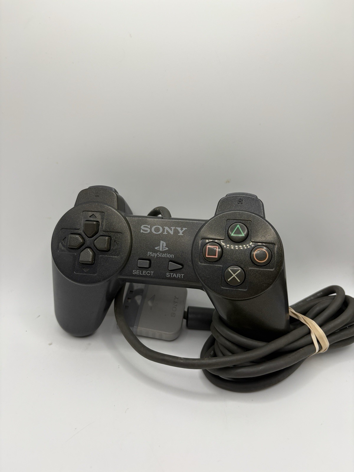 Sony PlayStation PS1 Official OEM Black Controller SCPH-1080 Tested