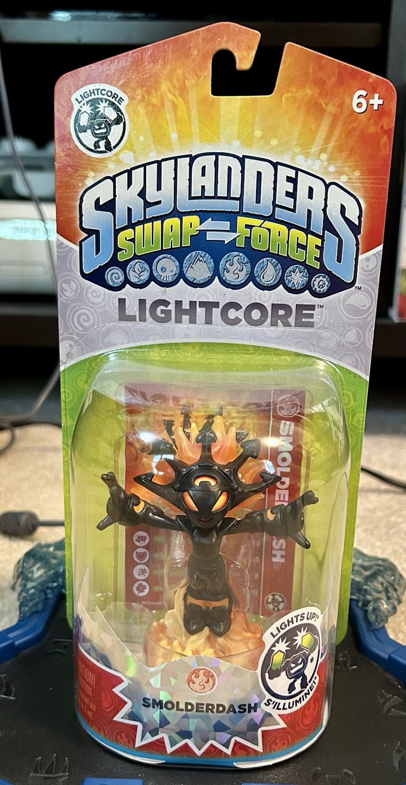 SKYLANDERS SWAP FORCE LIGHTCORE SMOLDERDASH NIB- Fully Functional See Pictures