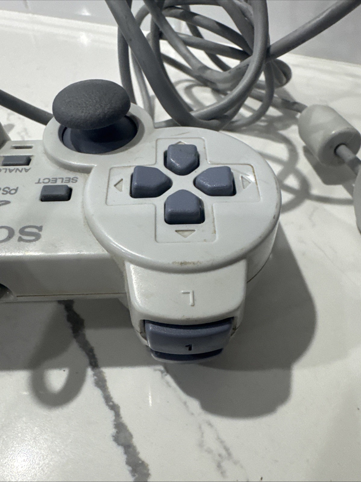 Sony PlayStation PS1 PS One Remote Controller White Gray SCPH-110 Official OEM