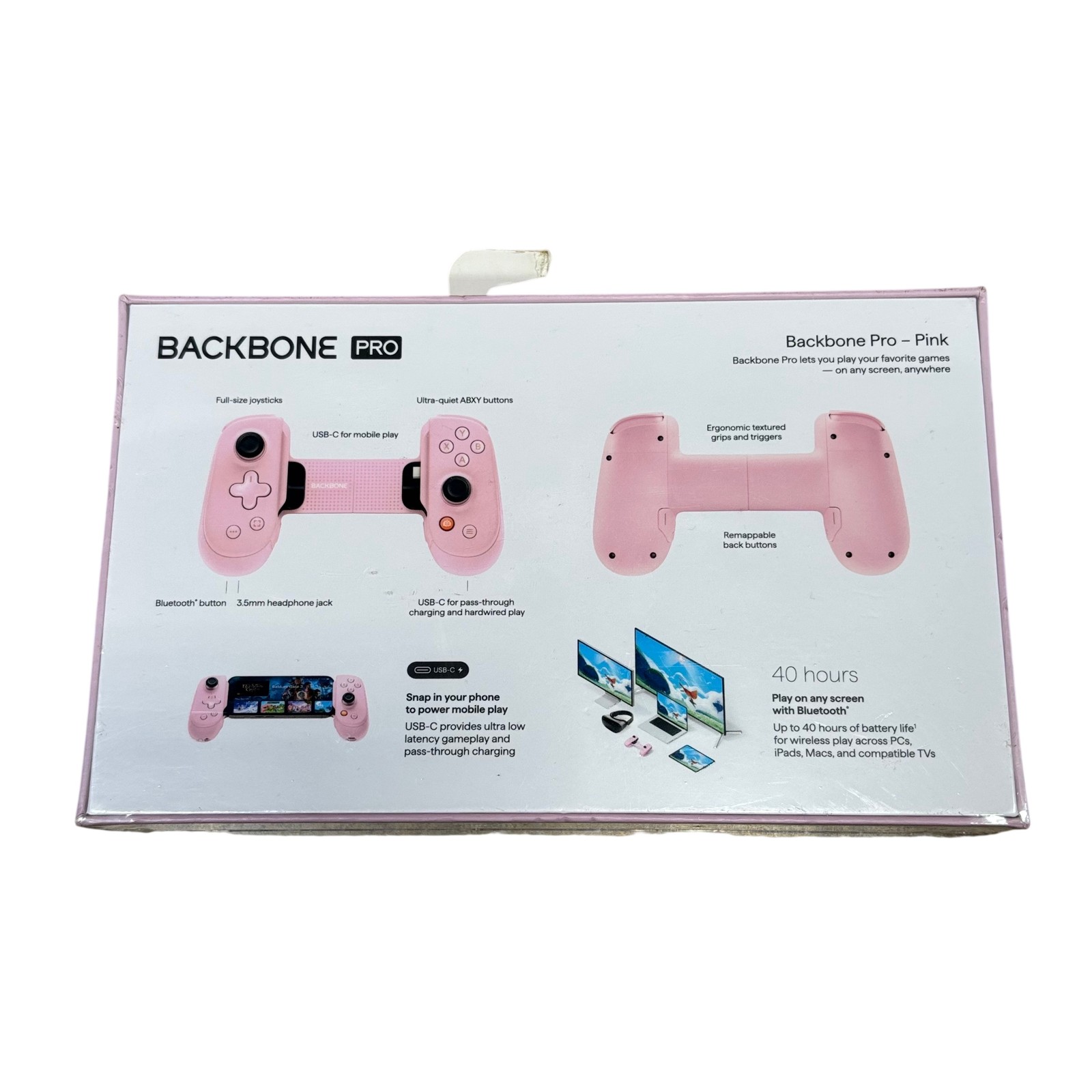 Backbone Pro Bluetooth USB-C Mobile Device Gaming Controller