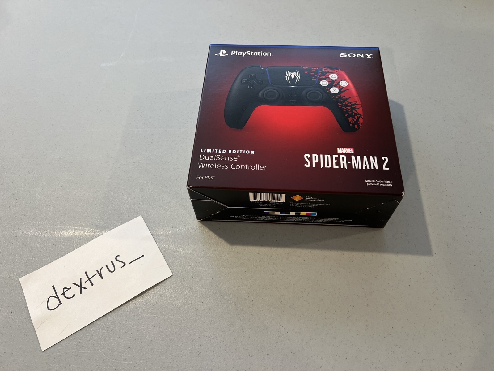 Sony PlayStation5 PS5 Spider-Man 2 DualSense Wireless Controller New Limited Etd