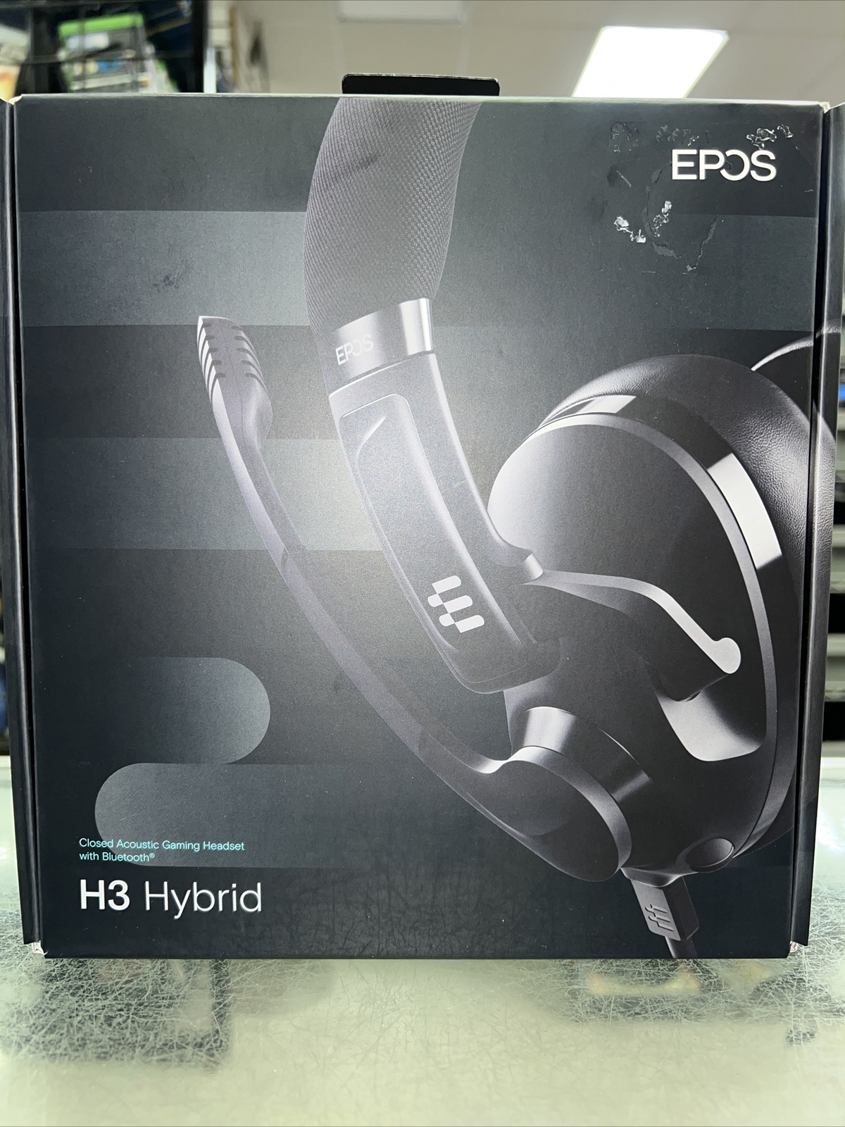 EPOS Audio H3 Hybrid Closed Acoustic Bluetooth Gaming Headset (Black) NEW
