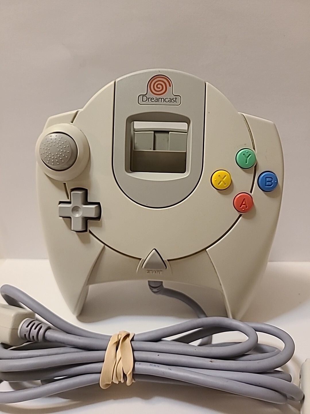 Sega Dreamcast Controller HKT-7700 White Tested With VMU And New Batteries