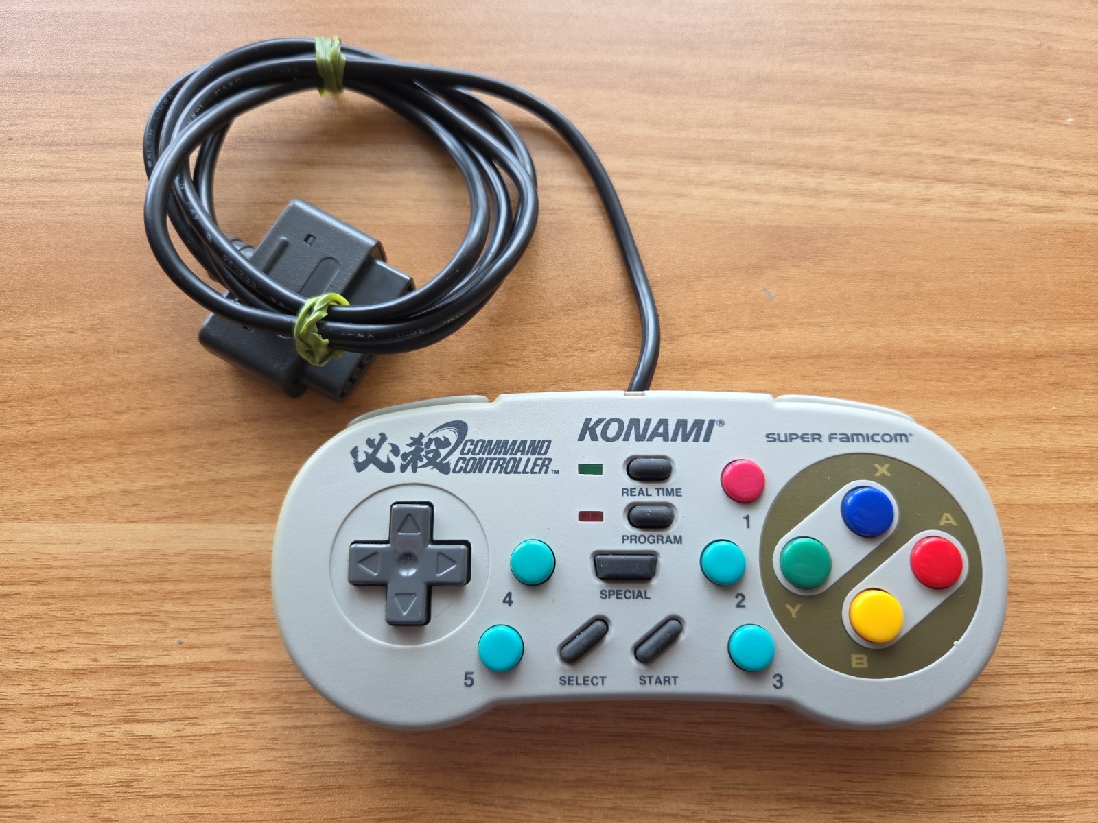 Konami Hissatsu Fighting Command Super Famicom Nintendo SNES Controller