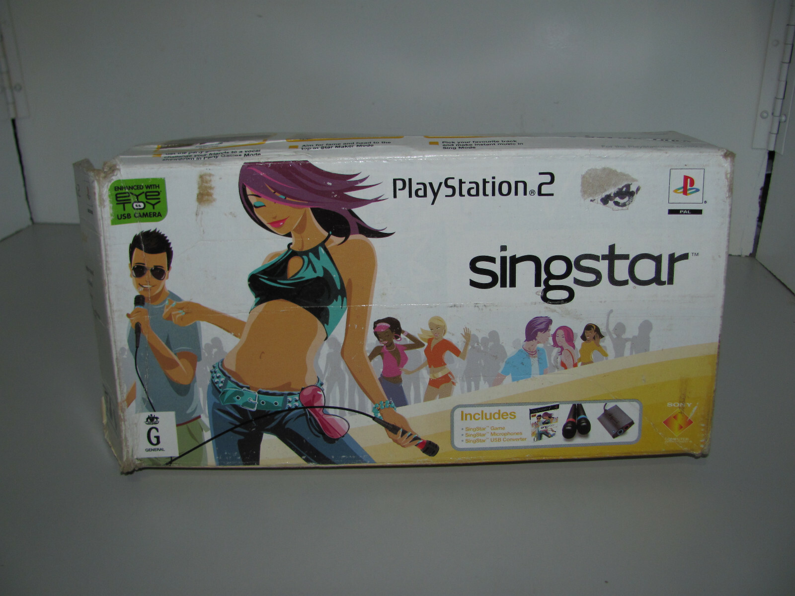 Singstar Package For Playstation 2 Complete As Shown Tested & Working