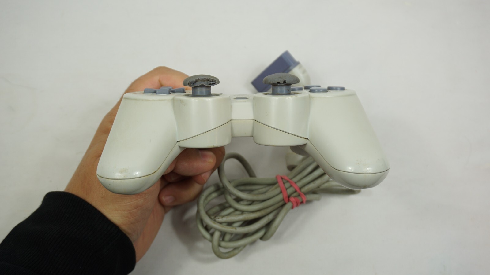 Sony PlayStation 1 PS1 PSOne Controller OEM White Dual Shock SCPH-110 AS IS Part