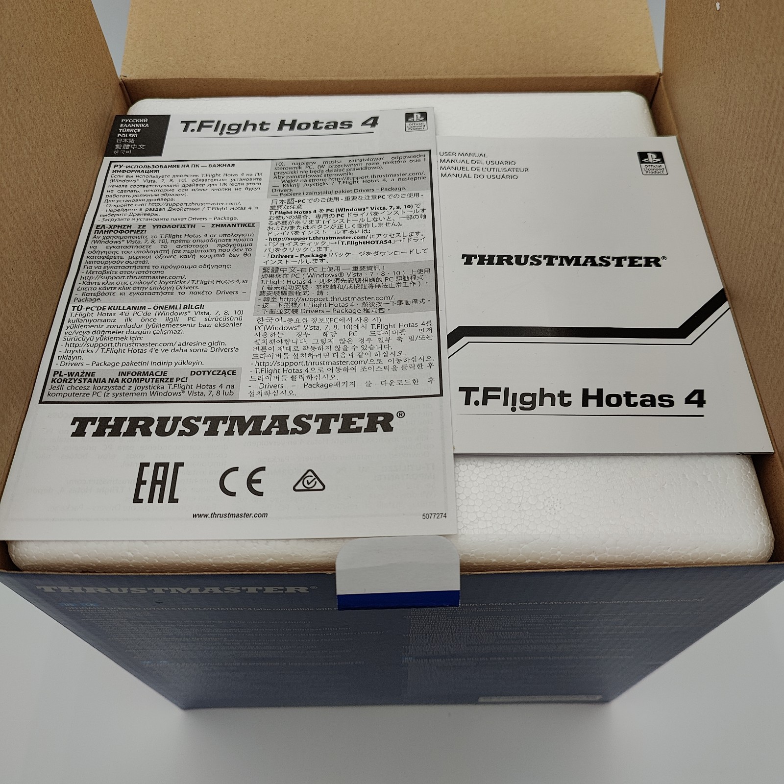 Thrustmaster T.Flight Hotas 4 Flight Stick Joystick for PS4 PS5 & PC