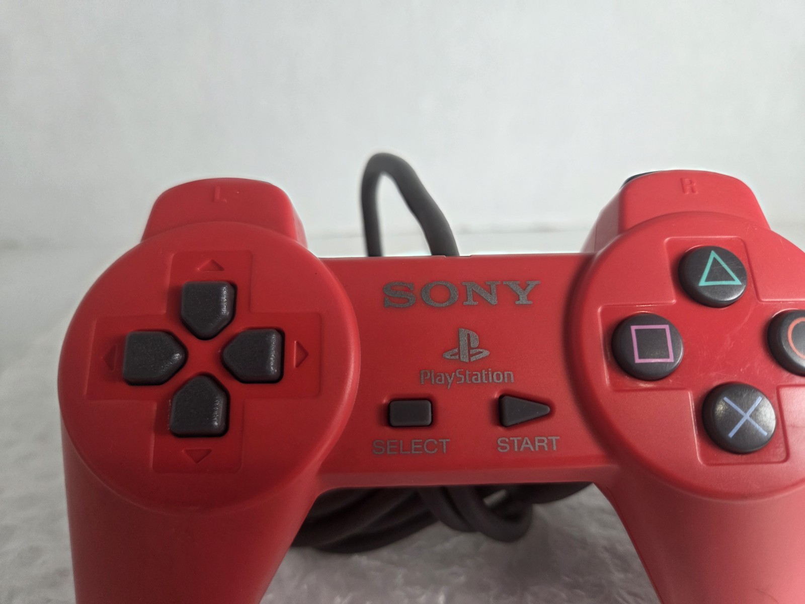 PS1 Red Controller No Analog Sony PlayStation 1 PS1 PS2 Tested Cleaned OEM Scph
