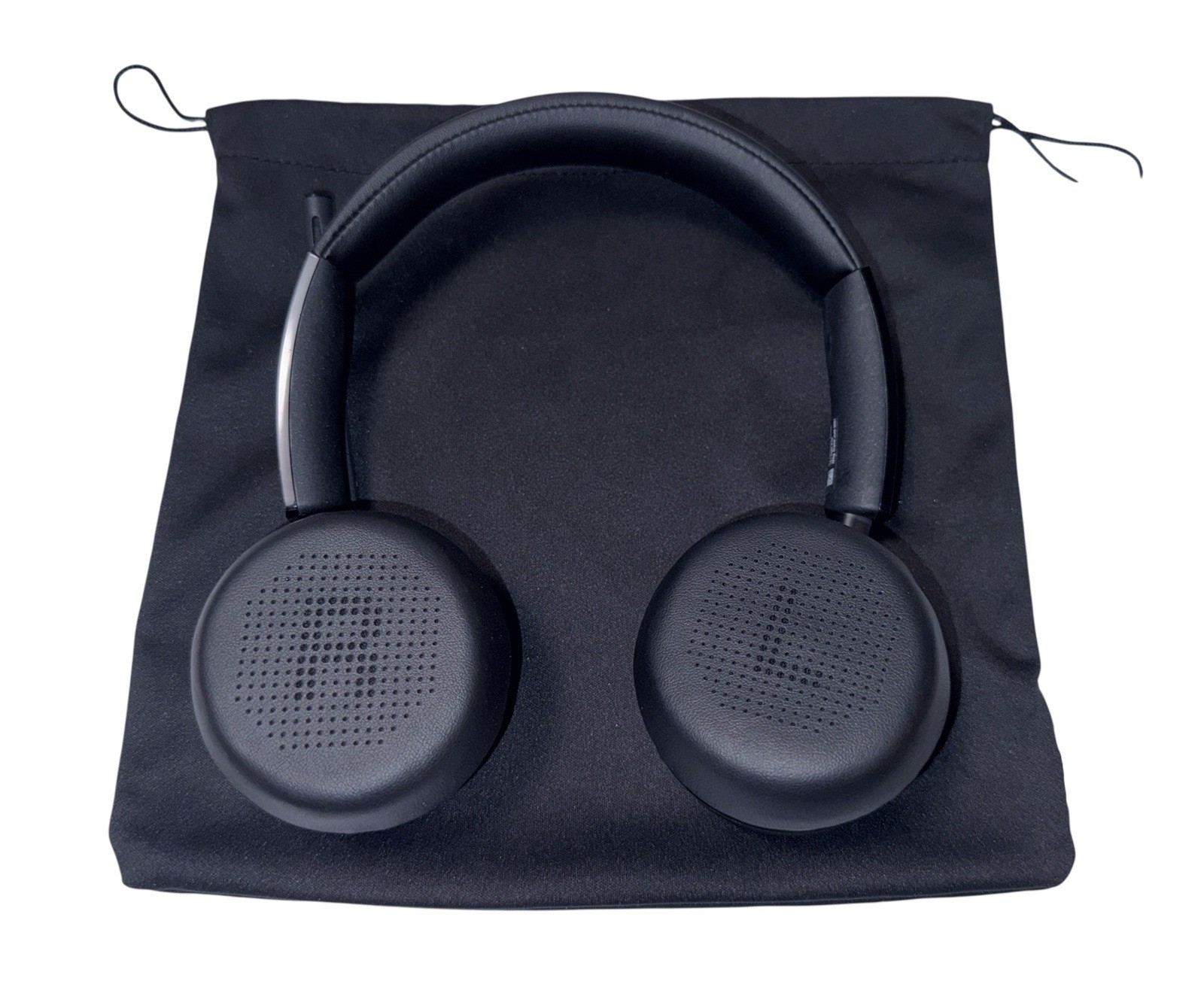 DELL WL5022 STEREO WIRELESS HEADSET BLACK + USB CORD & CARRY BAG ~ UNUSED?