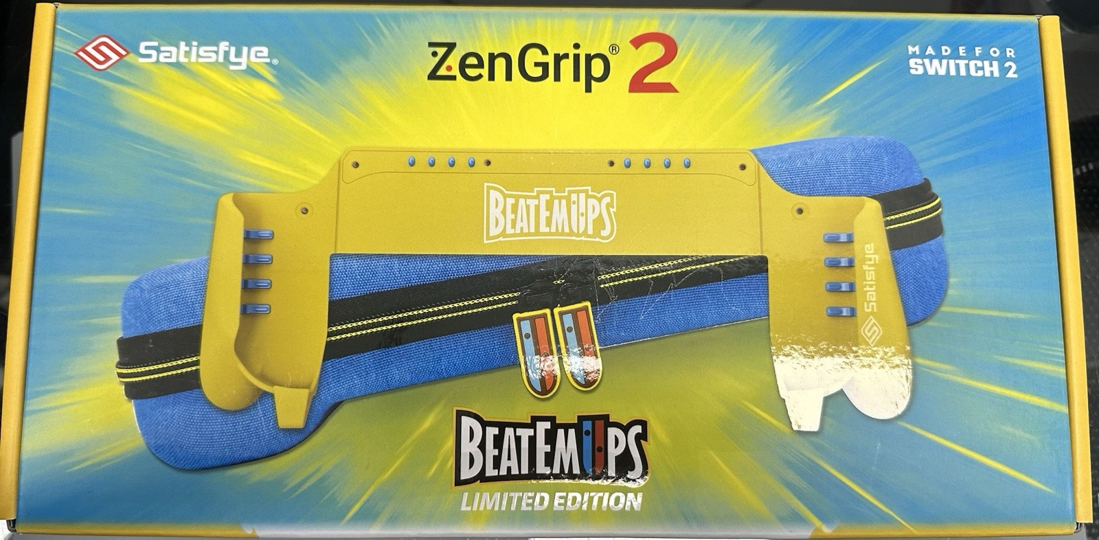 Satisfye ZenGrip 2 W/Case Bundle BeatEmUps Limited Edition for Nintendo Switch 2