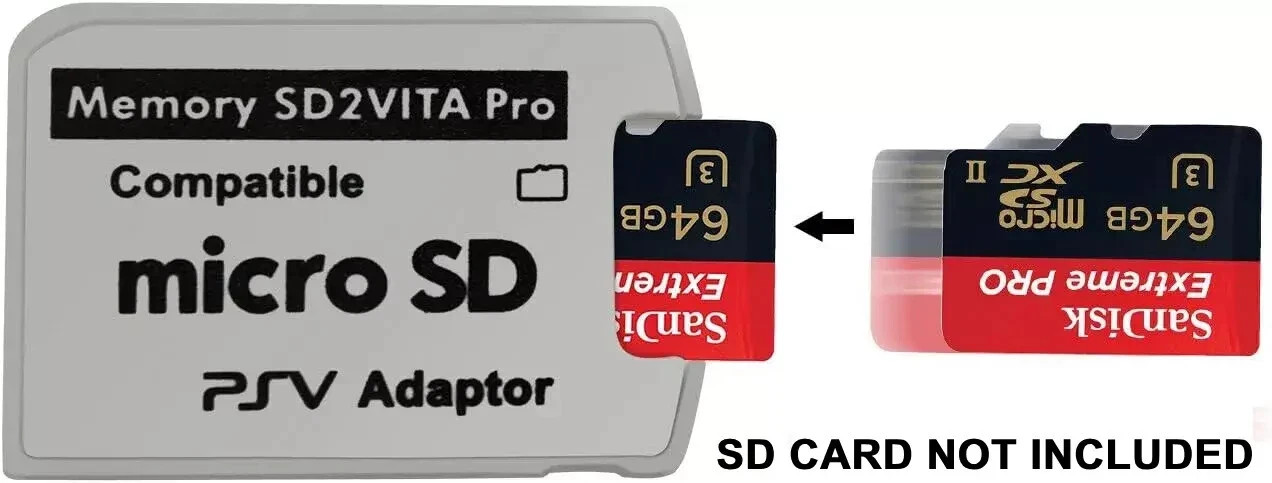 NEW V5.0 SD2VITA Micro SD Support TF Memory Card PS VITA 32GB,64GB,128GB, 256GB