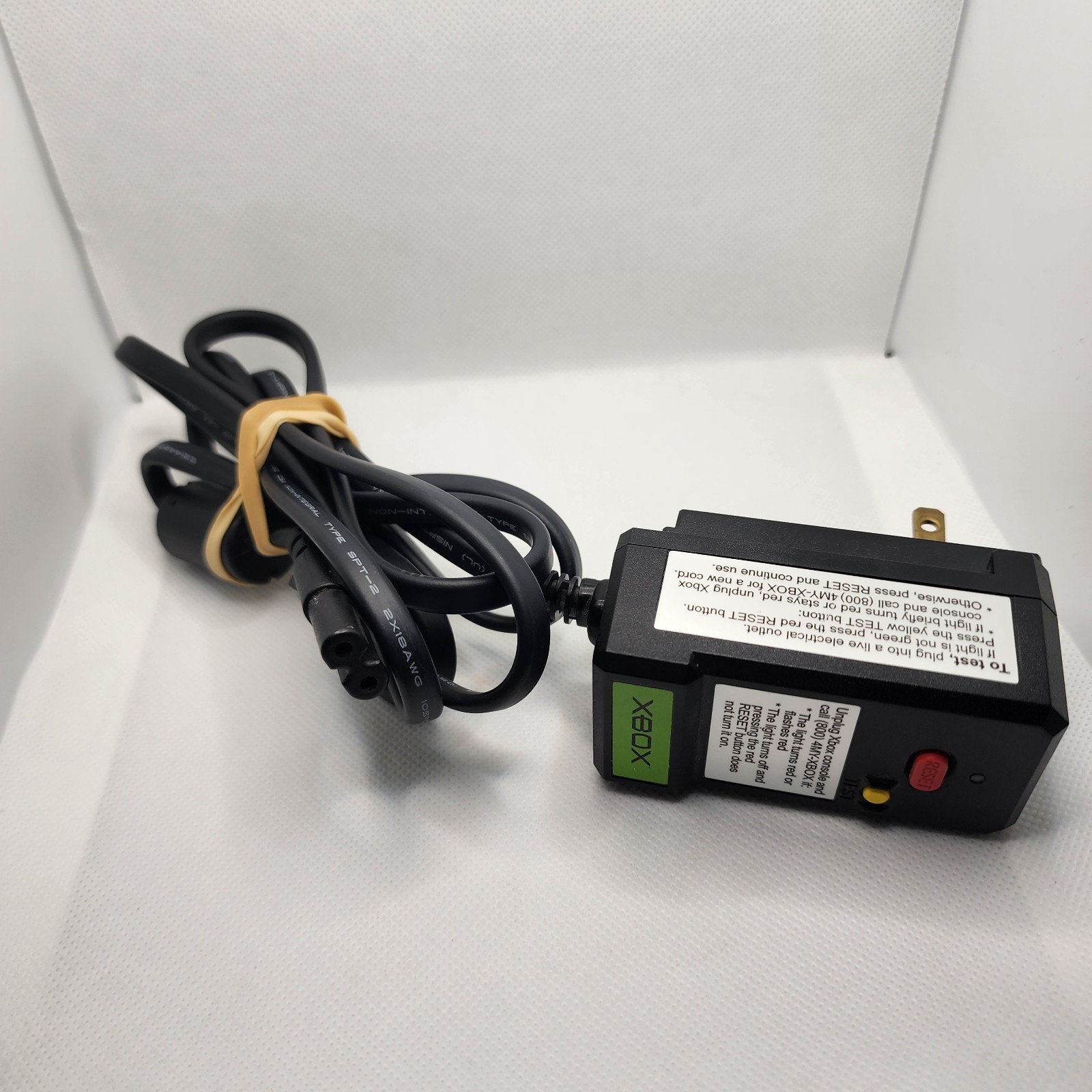 Microsoft Xbox Original X800563-100 Protection Power Adapter Cord – TESTED !