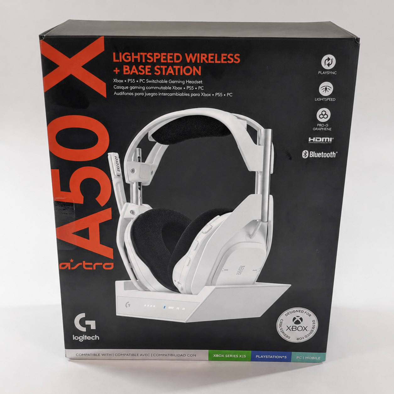 Logitech Astro A50 X LIGHTSPEED Wireless Gaming Headset + Base Station – White