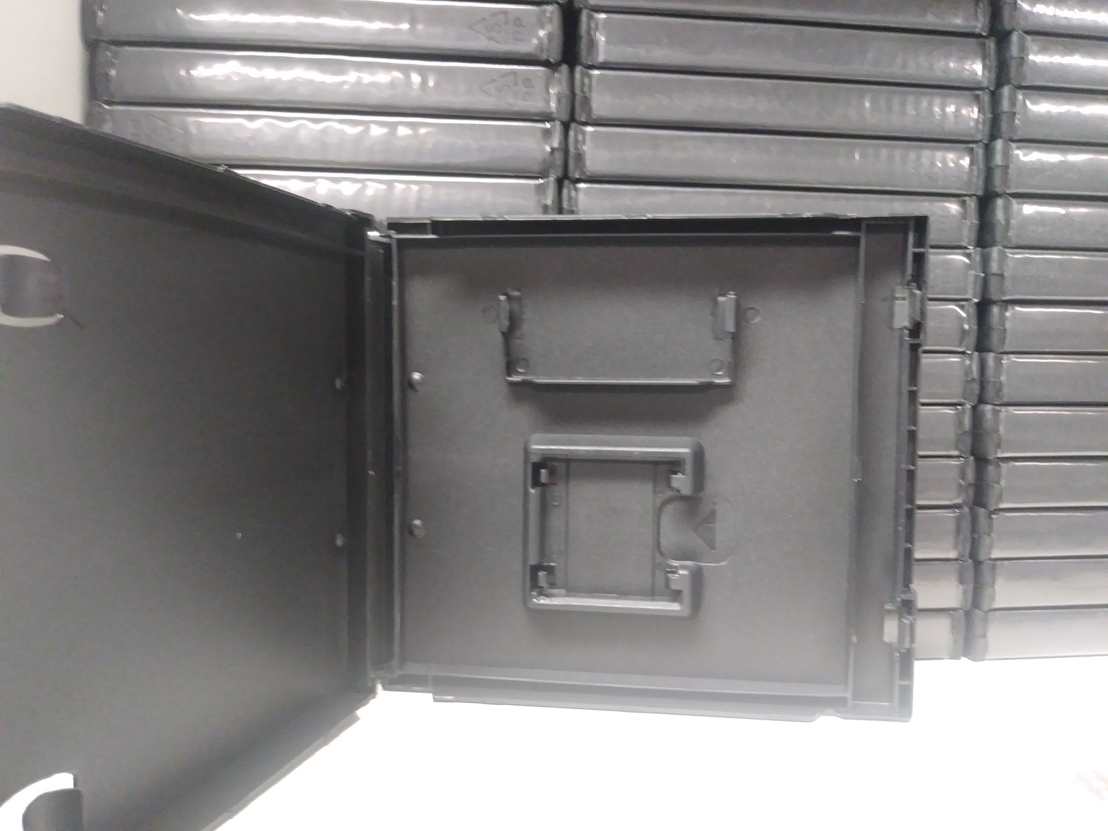 10 Standard Black Nintendo Empty Replacement Game Cases Boxes With GBA Slot 2Z