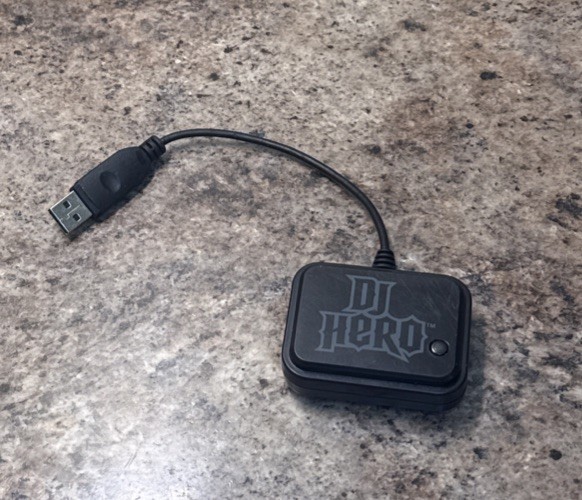 DJ Hero Dongle Wireless Turntable Receiver Playstation 3 PS3 Part 0001809