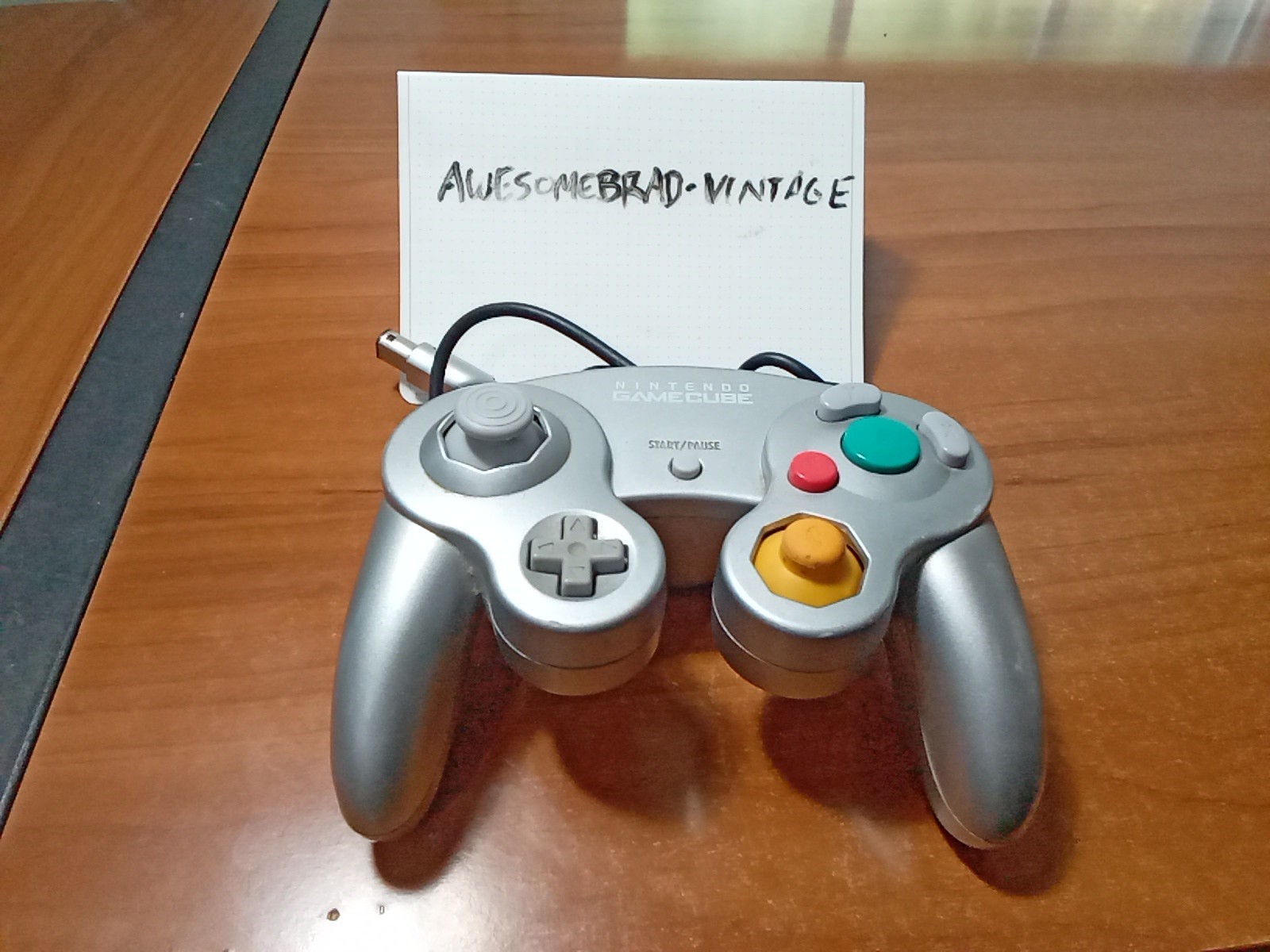 OEM Nintendo GameCube Controller – Platinum Silver *TESTED*