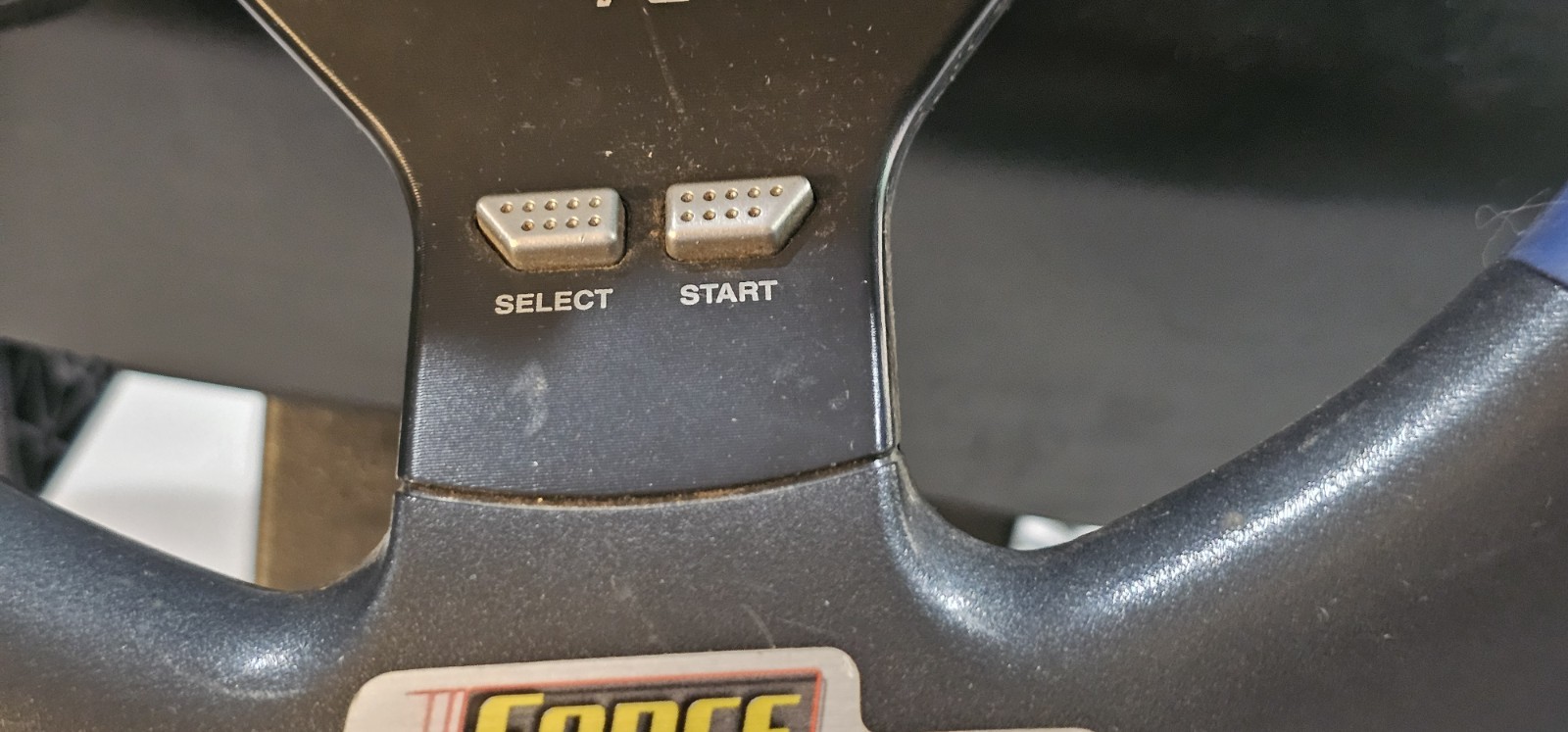 Logitech Driving Force Feedback Racing Steering Wheel and foot pedal UNTESTED