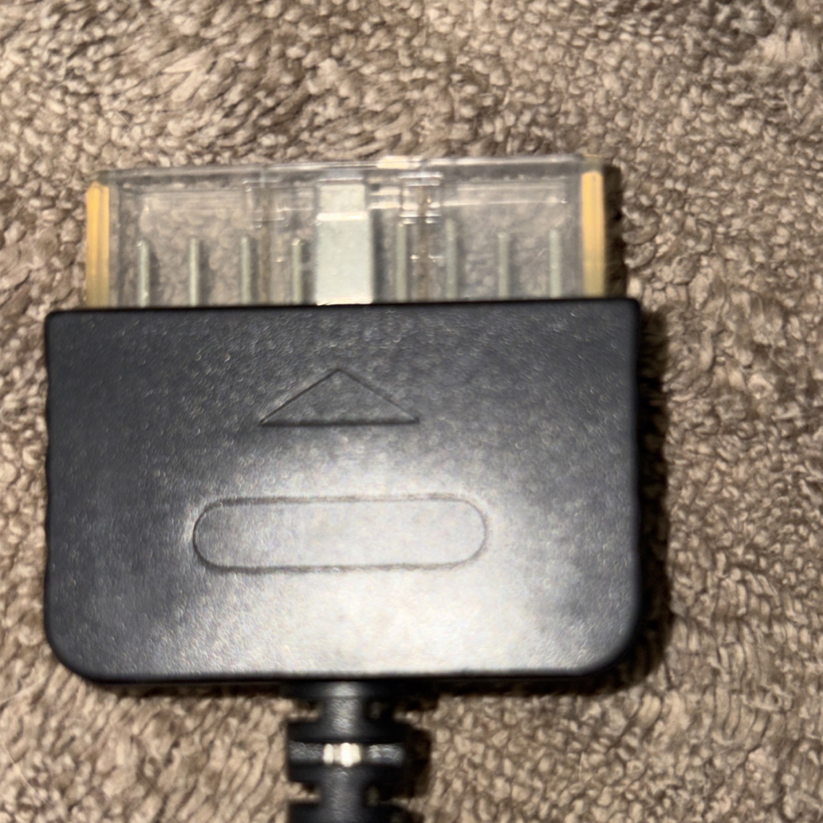 Nyko Technologies Dongle Adapter for Sony PlayStation 2, 1 ft, Clear/Black