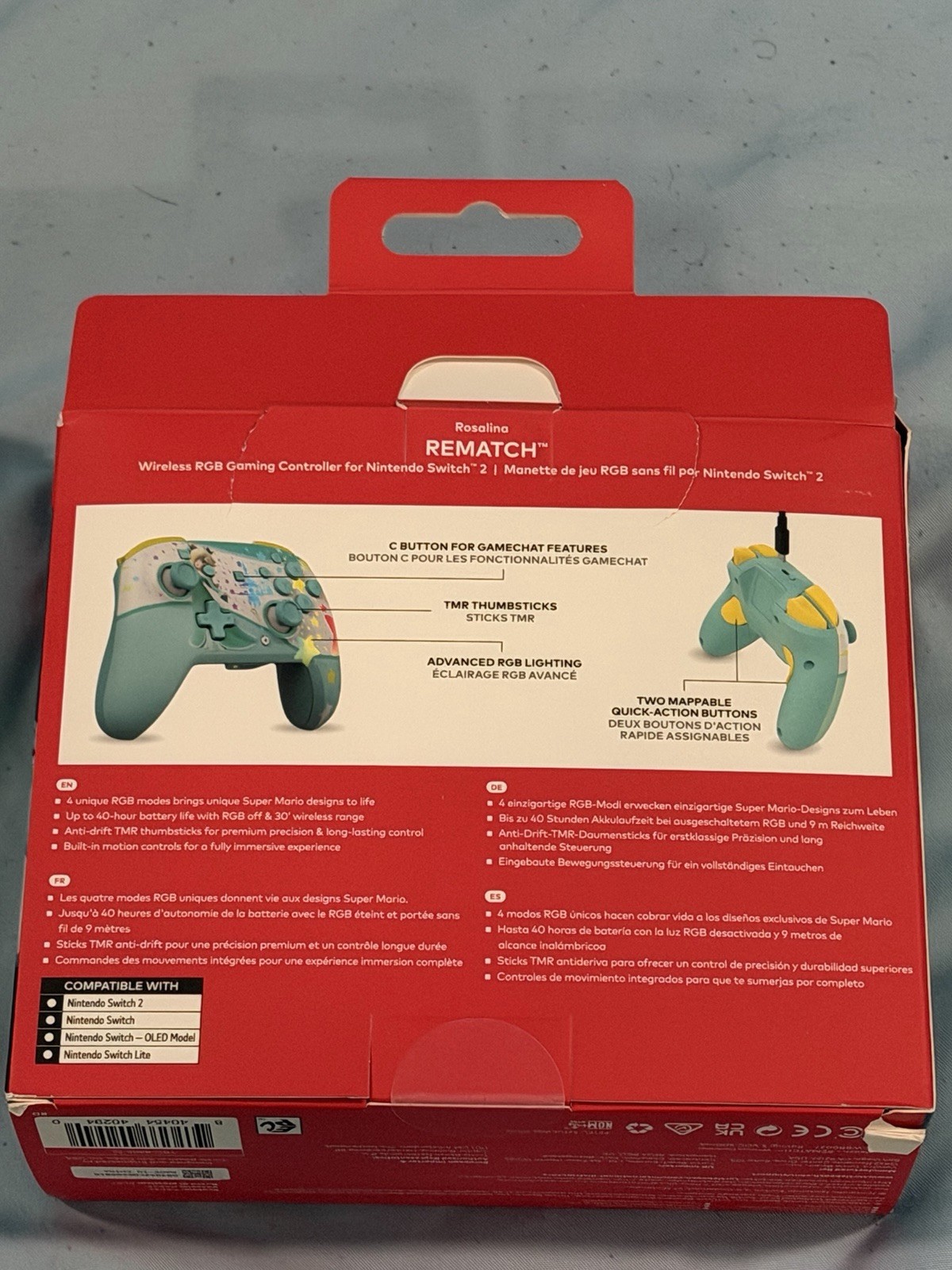 Turtle Beach Rematch Wireless Controller: Rosalina – for Nintendo Switch 2
