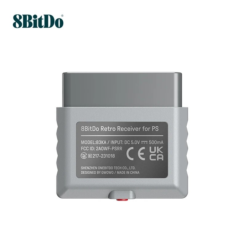 8Bitdo Bluetooth Retro Receiver for PS1 PS2 and Windows Xbox controllers