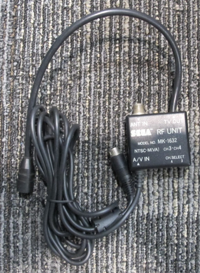 Sega Genesis – RF Unit – MK-1632 AV Cable – NTSC