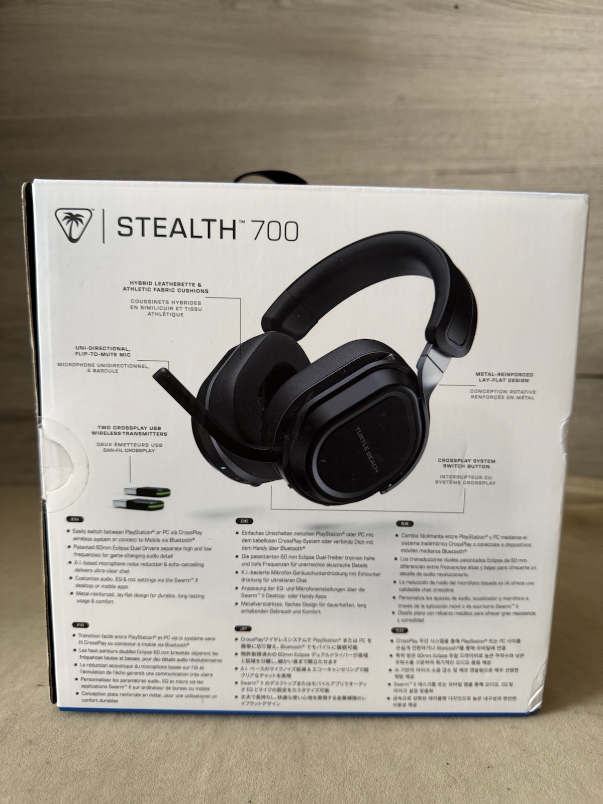 Turtle Beach Stealth 700 Multiplatform Gaming Bluetooth Headset PS5 PC – Sealed!