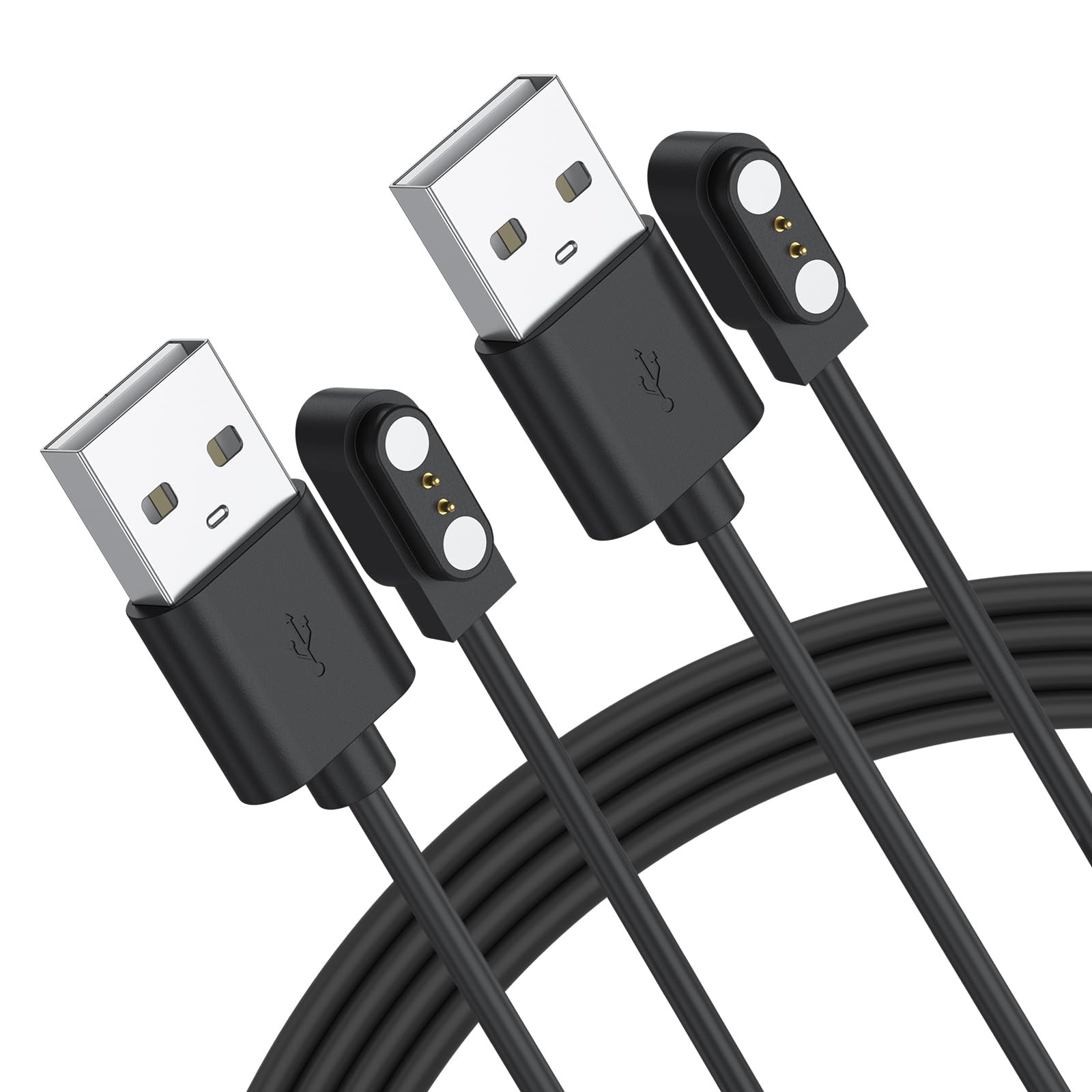 Vancle 2 Pack VeryFit Smartwatch Charger Cable, Magnetic USB Charging Cable for