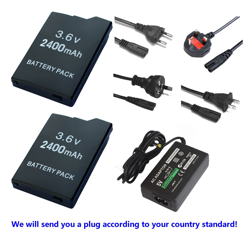 Rechargeable Battery or charger For Sony PSP-S110 PSP 2001 3001 PSP 2000/3000
