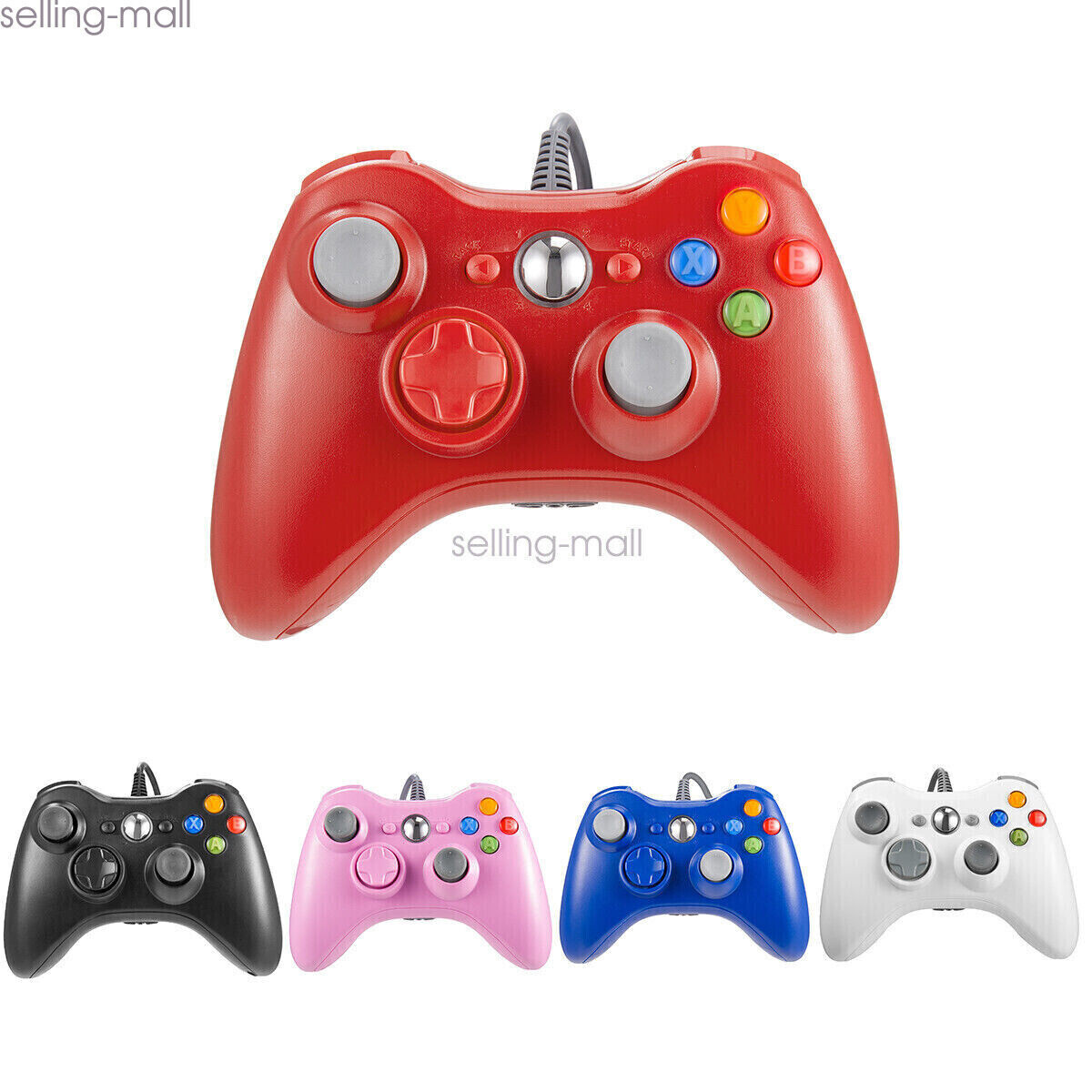 USB Wireless/Wired Game Controller For XBOX 360& PC Windows /Glow xbox360 Gampad