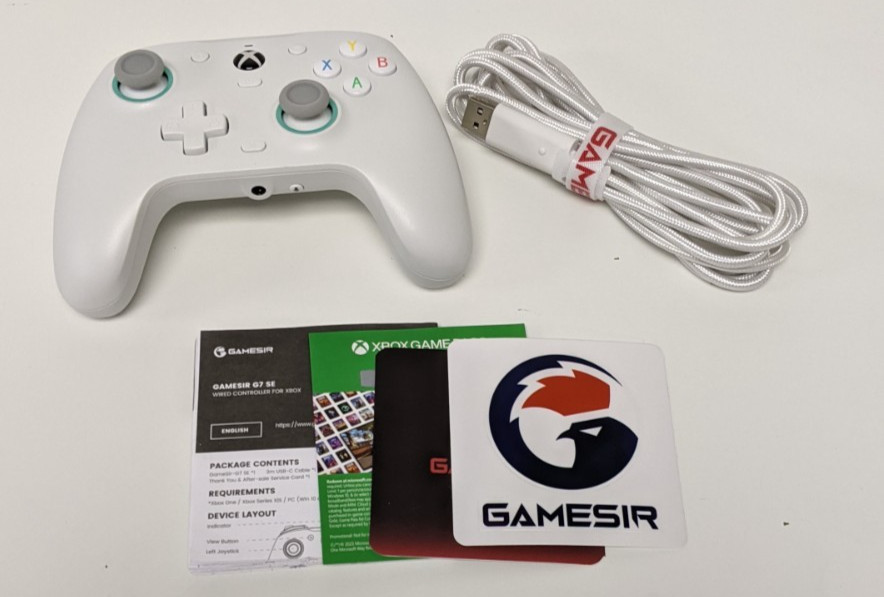 GameSir G7 SE Wired Controller for Xbox Series X|S, Xbox One & PC White Open Box