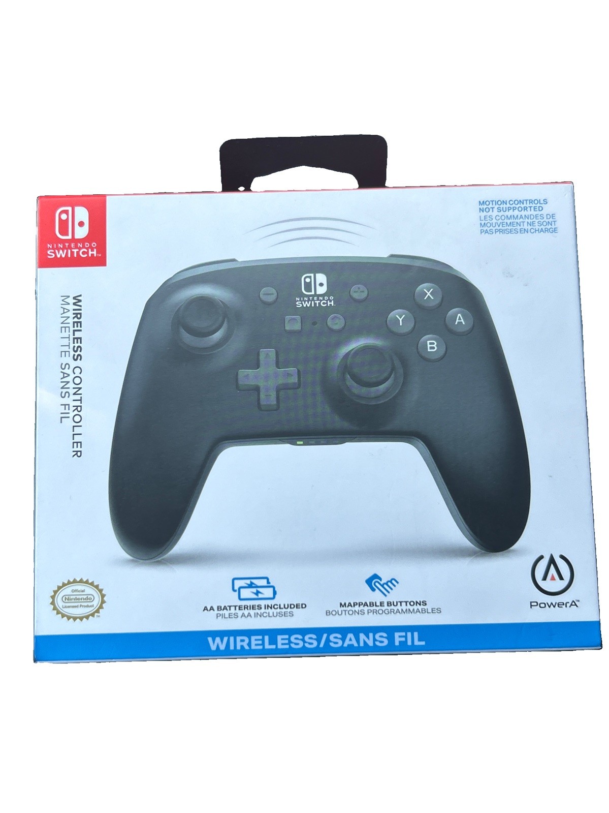 Nitendo PowerA Enhanced Wireless Controller Switch Black
