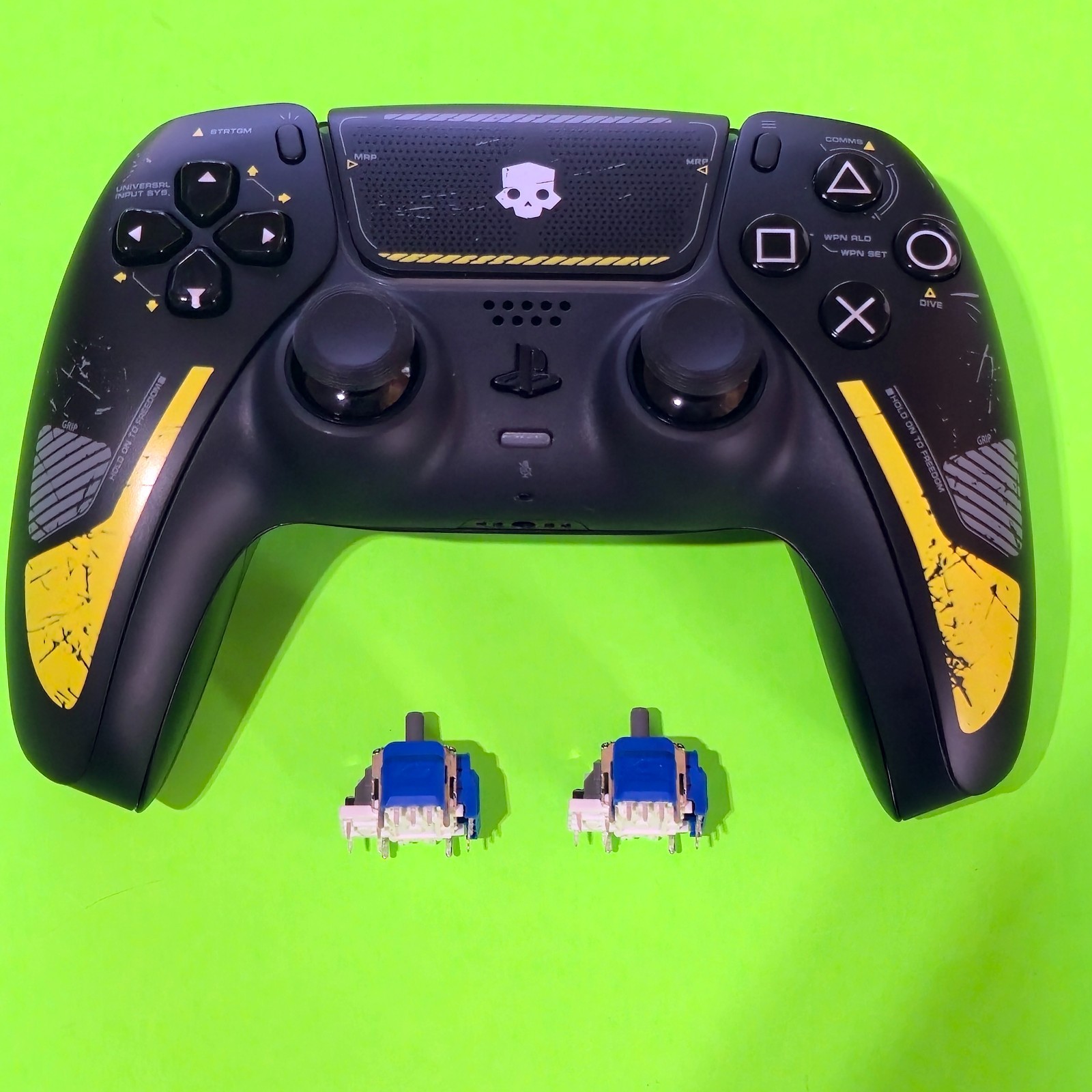 Helldivers 2 Sony PlayStation 5 PS5 DualSense Limited Edition K-Silver JS13 Pro+