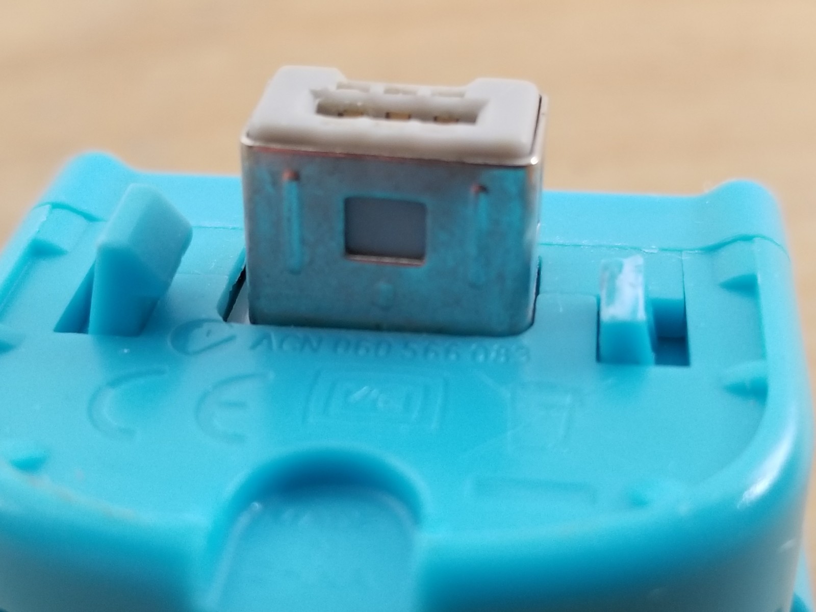 Wii Remote Nintendo Motion Plus Adapter RVL-026 Blue Sports Resort