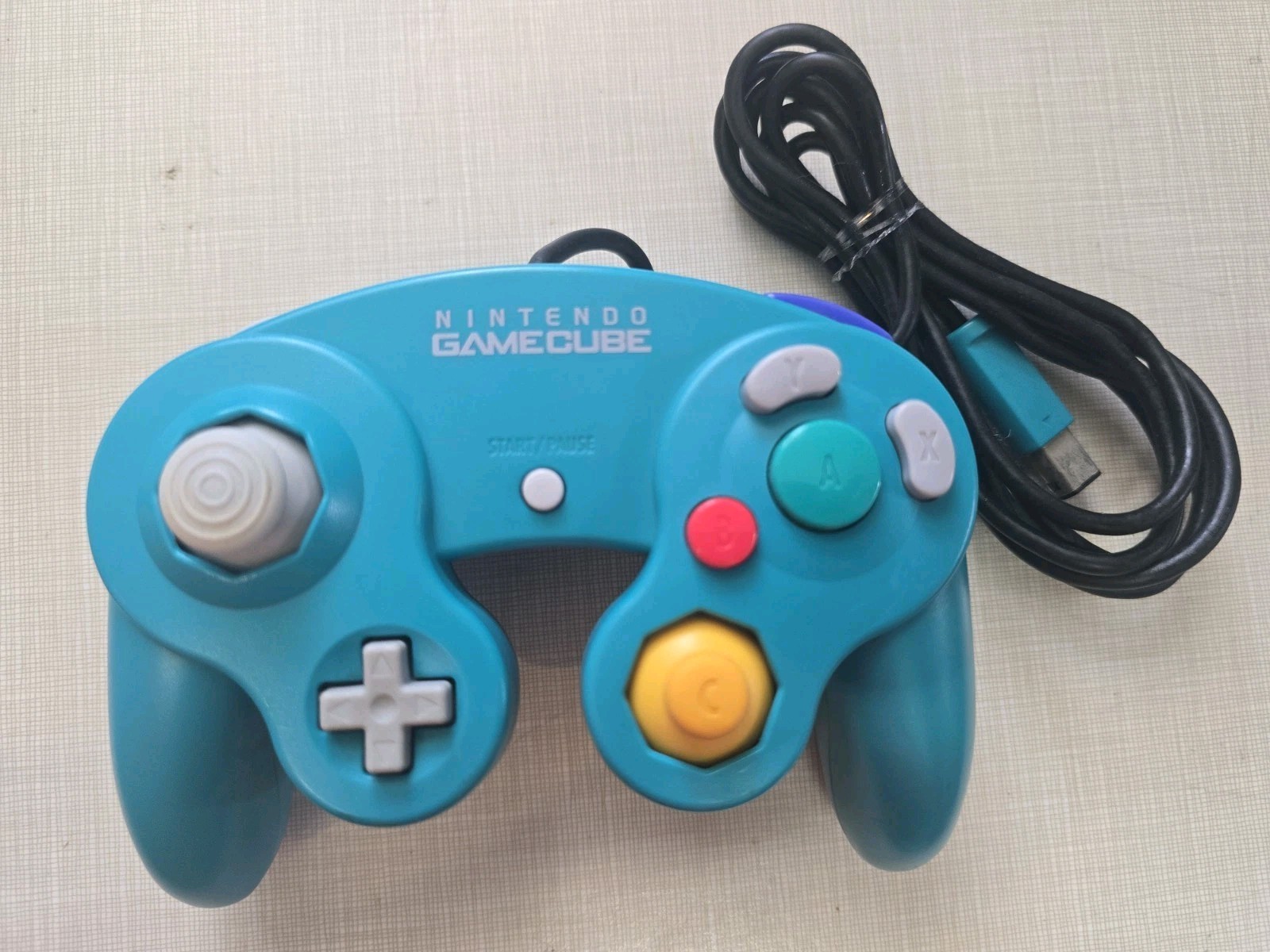 Nintendo Official GameCube Controller Emerald Turquoise NGC DOL-003 US SELLER