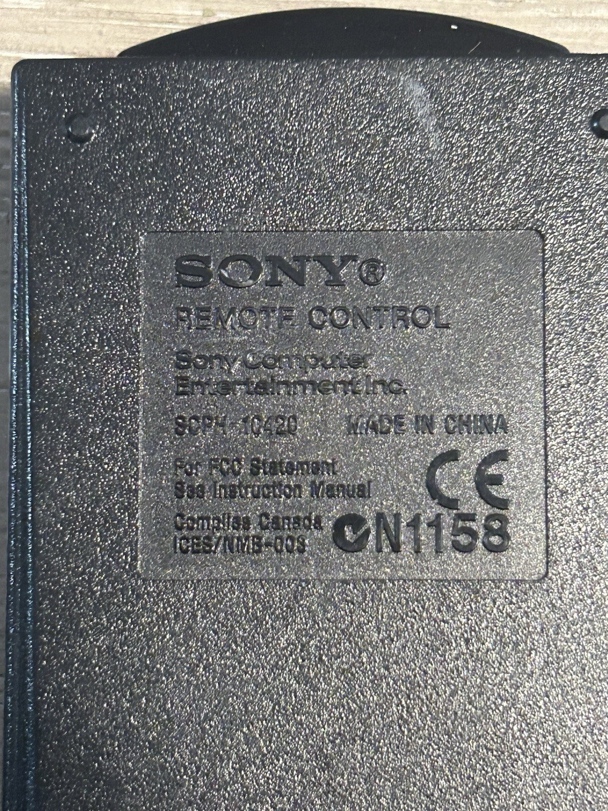Sony Playstation 2 Infared DVD Remote Controller Kit – Black (untested)