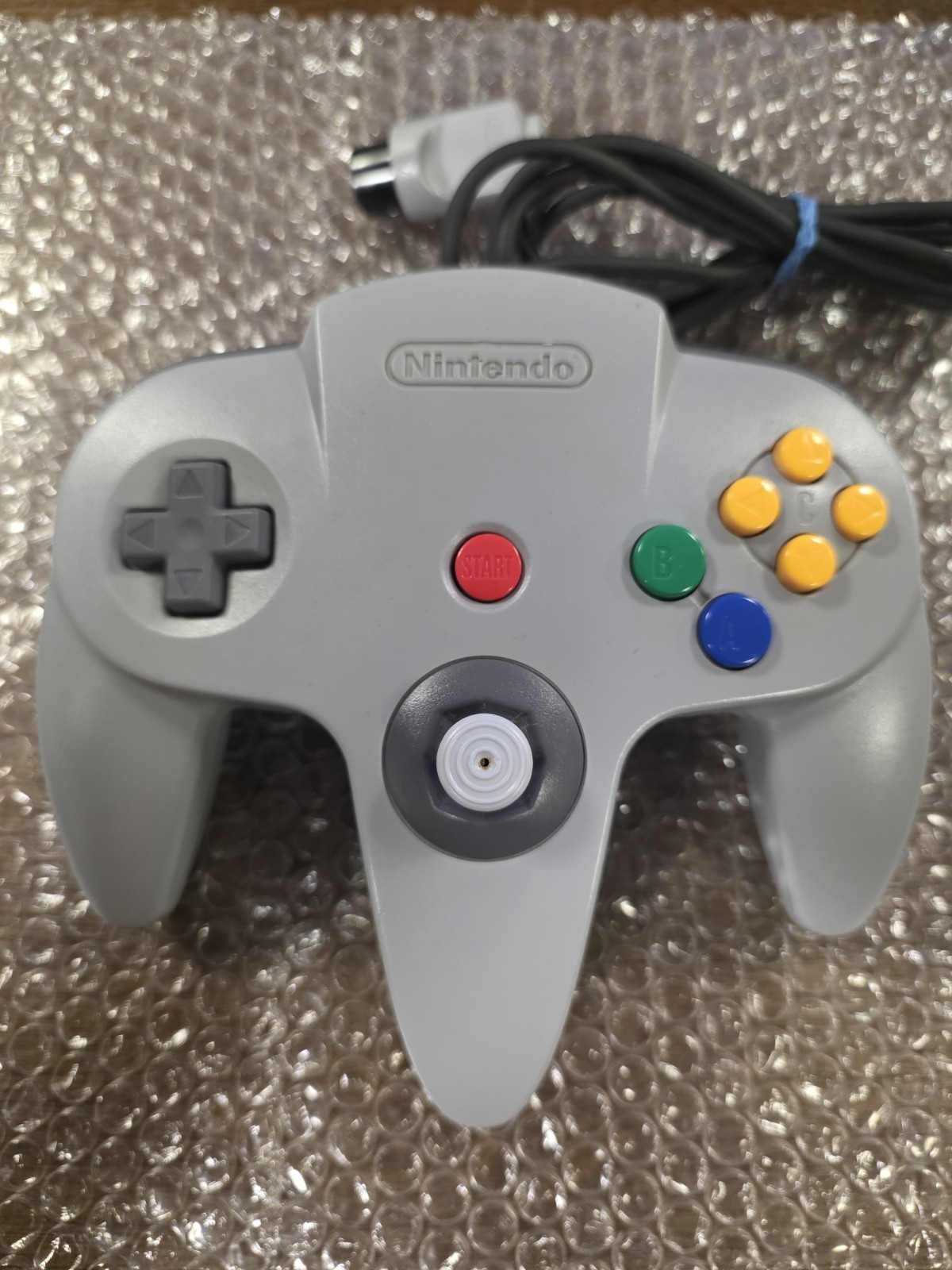 Nintendo 64 N64 Gray Controller Tested & Working Authentic OEM Genuine Official