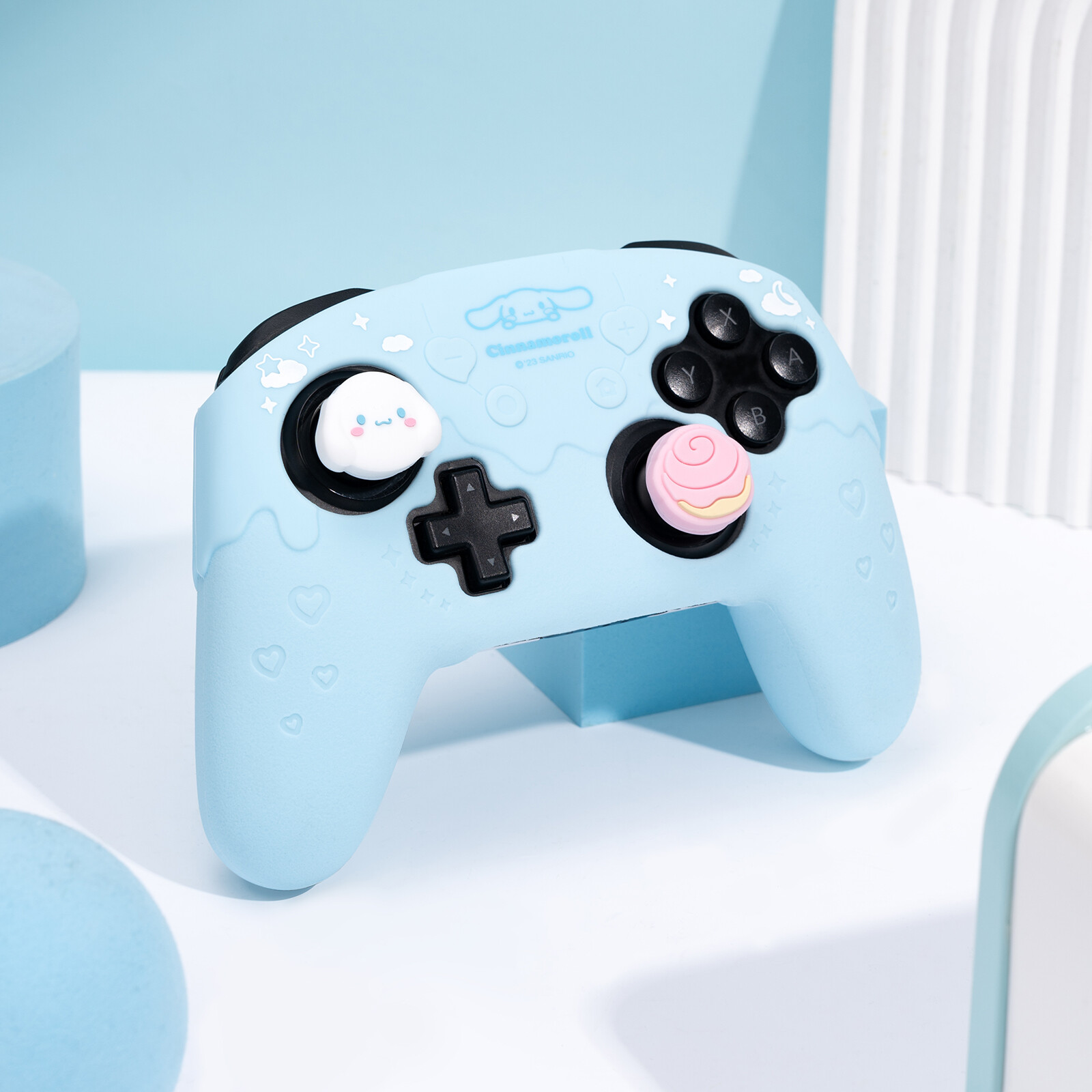 GeekShare X Sanrio Case for SwitchPro Controller+Thumb Grips+Sticker Cinnamoroll
