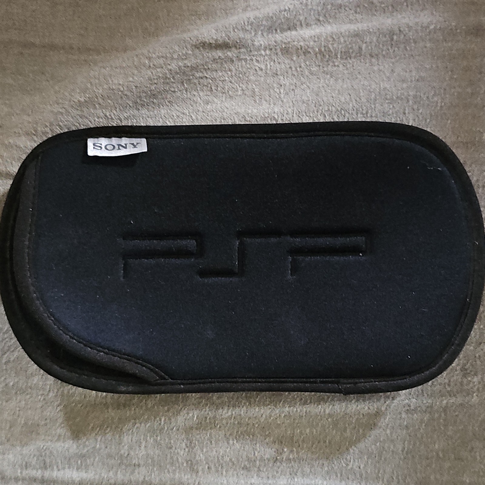 Sony Black Neoprene Padded Pouch Sleeve Carry Case for PSP PlayStation Portable